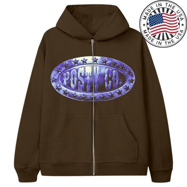 Official Post Malone Merch Store Posty Co Zip Hoodies