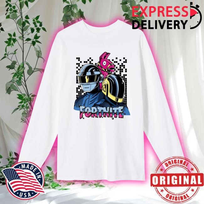 Official Daft Punk Merch Store Fortnite x Daft Punk Long Sleeve Tee