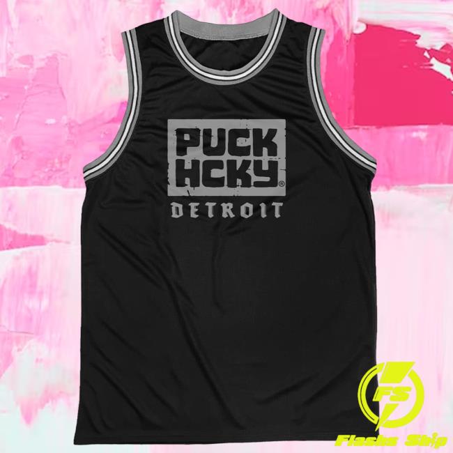 Puck Hcky 'Detroit' Basketball Jersey Tank