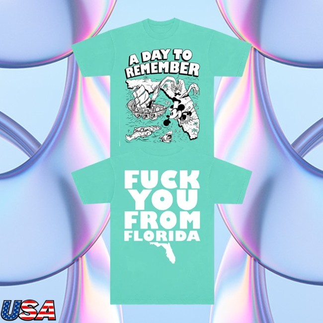 ADTR Merch FU From FL 2.0 T Shirt A Day To Remember