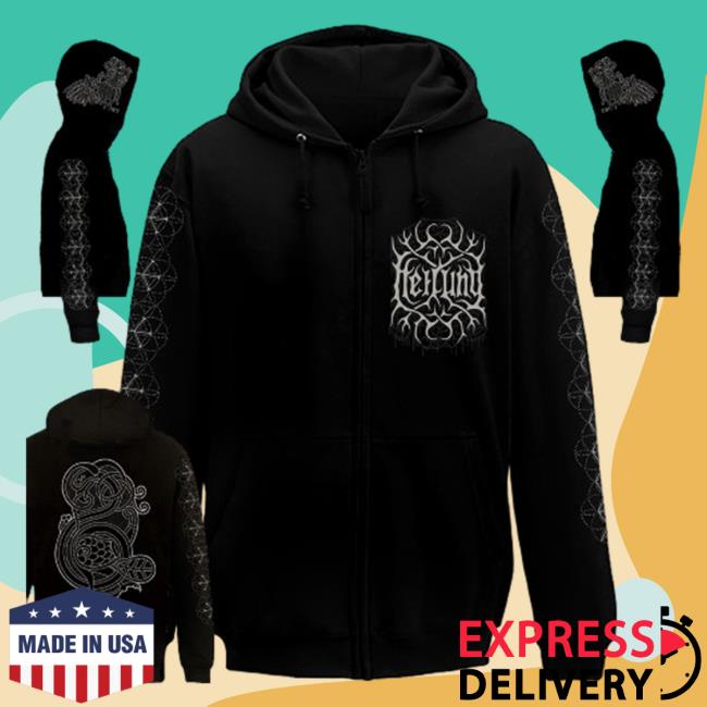 Official Amplified History Heilung Merch Kells Zip Up Pullover Hoodie