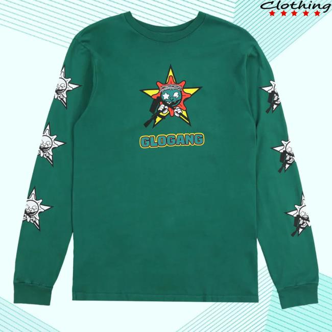 Official Glozablique Glogang Sporting Green Crewneck Sweatshirt