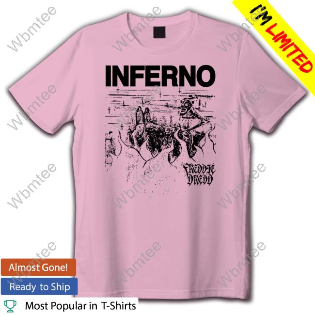 Freddie Dredd Merch Freddie Dredd Inferno White Hoodie