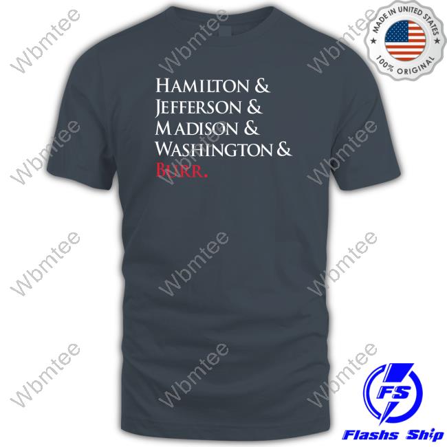 Official Broadway Merchandise Shop by Creative Goods Hamilton Long Sleeve Tee