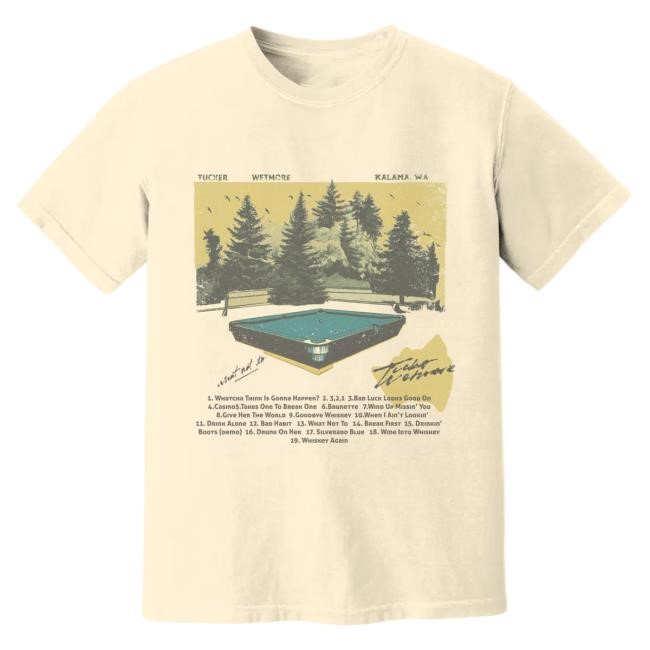 Tucker Wetmore Billiard Tees | Tucker Wetmore Official Merch