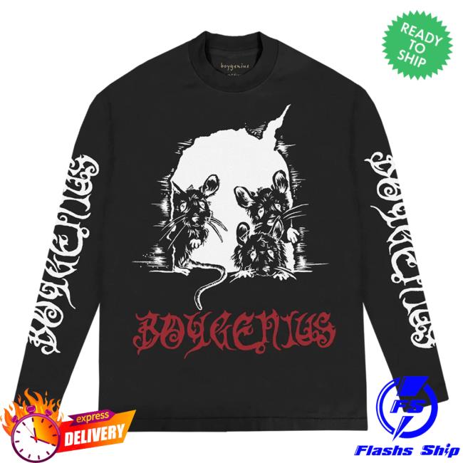 Official Boygenius Store Mice Long Sleeve Tee