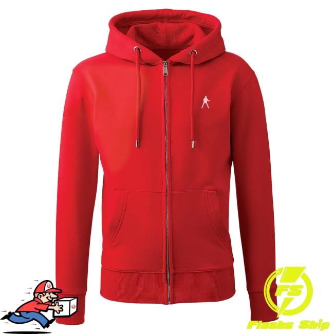 Official George Michael Merch Store George Michael Icon Hoodie (Red)