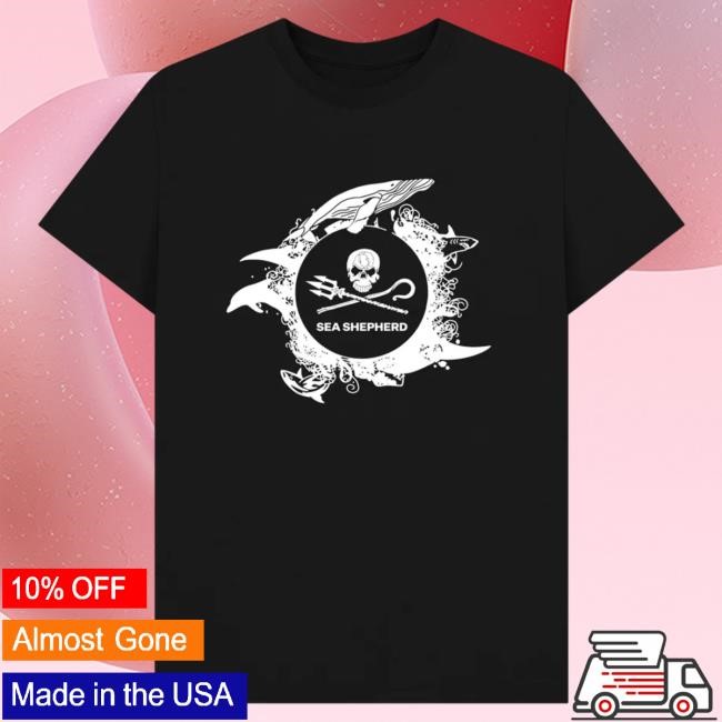 Official Sea Shepherd Store Vintage Sea Shepherd Logo T Shirt