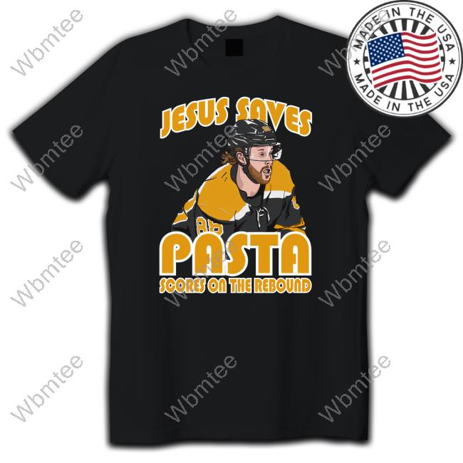 Jesus Saves Pasta Scores On The Rebound Shirt