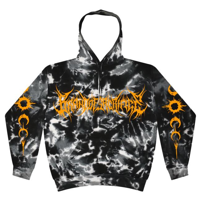 Official Brand Of Sacrifice Merch Murder Multi-Black Tie Dye Crew
