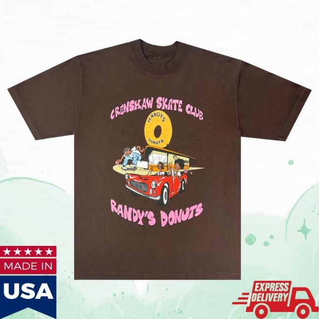 Official Crenshaw Skate Club CSC x RANDY'S DRIVE THRU Attractive Shirt