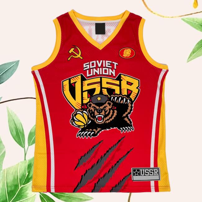 Good Shirts Merch USSR Basketball Jersey