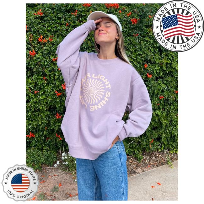 Official Elevated Faith Clothing Let Your Light Shine Unisex Pullover Hoodie