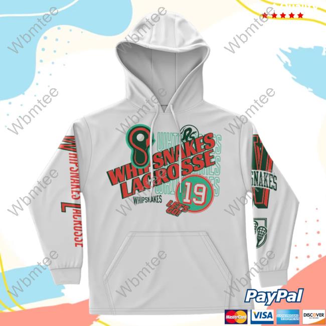Official Premier Lacrosse League Shop Whipsnakes All Over Print Hoodies