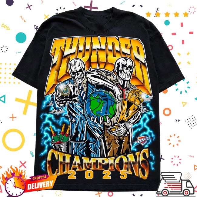 Thunder World Champs Hot Shirt - Black| Warren Lotas Official NBA