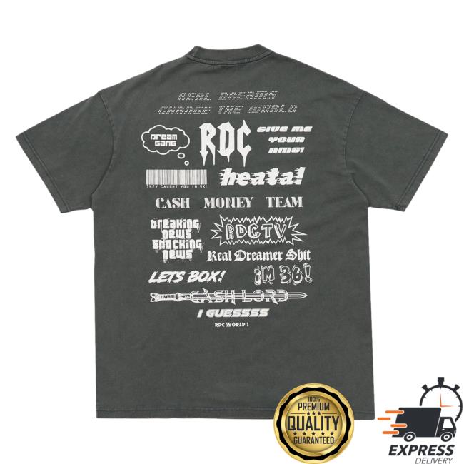 Official Rdc World Merch Rdcworld Change The World Tees