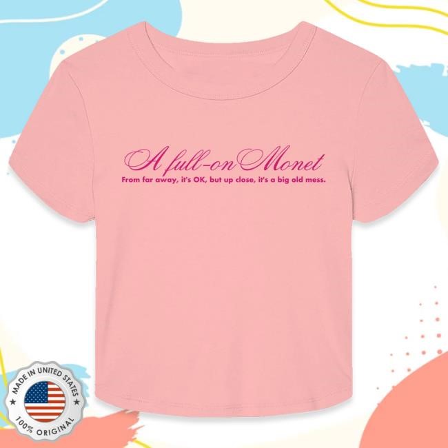 Official Super Yaki & Jes Sheldon Present: A Full-on Monet - Micro Rib Baby Shirts Light Pink SuperYaki