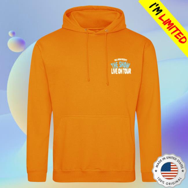 Official Niall Horan Merch Store The Show Live On Tour Orange Crew neck Sweatshirt Niall Horan Clothing Shop