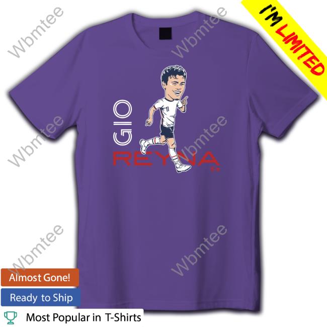 Gio Reyna Caricature Shirt Breakingt Merch Gio Reyna Caricature Shirt