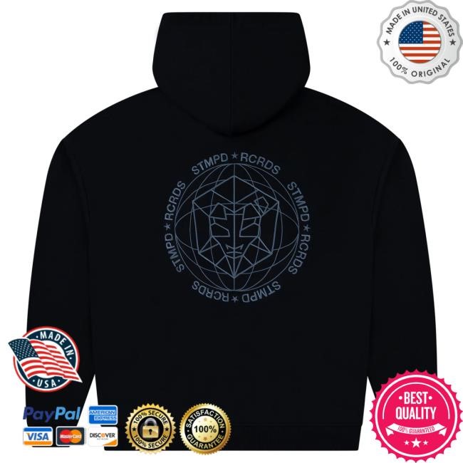 Official Martin Garrix Merch Store Martin Stmpd Black Hood Embroidered Logo
