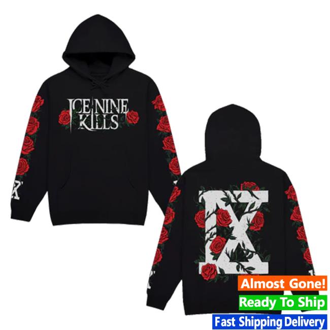 Official Ice Nine Kills Merch Store Rose from the Dead Hoody Ink Merch IceNineKills