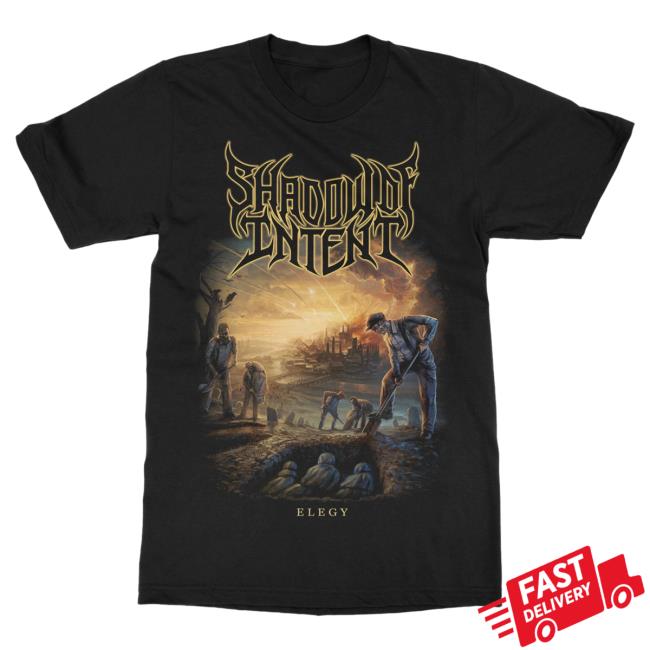 Official Indie Merch Store Shadow Of Intent Elegy Picture Tee Shirt Indiemerchstore