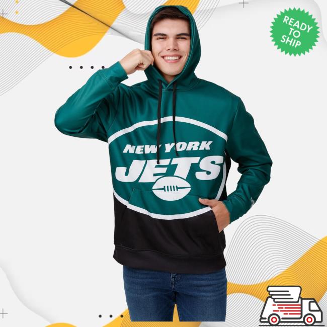 Official Foco Merch Store Shop Foco New York Jets Bold Logo Sweatshirts Foco Apparel Clothing