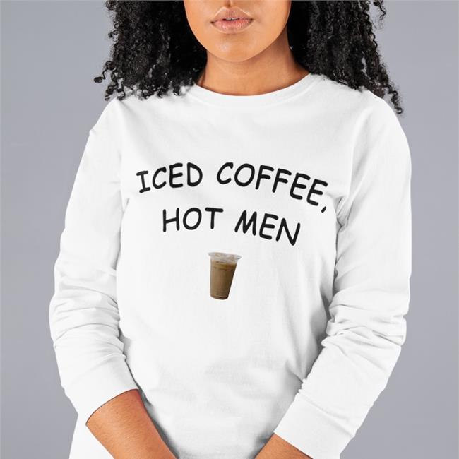 Iced Coffee Hot Men Long Sleeve T Shirt Austin Yeahabsolutelyy