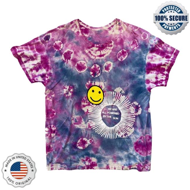 Official Dead Clothing Store Shop Cpfm We Are All Powered By The Sun 1/1 Tie Dye Shirt Gratefuldead Merch Cactus Plant Flea Market