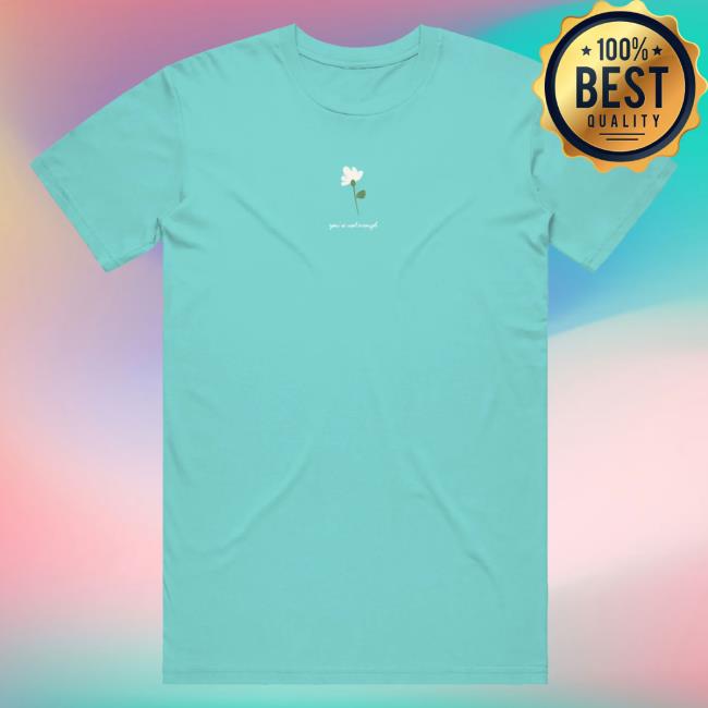 Official Glenn Beck Merch Store You're Not Enough But Jesus Is Tee - Seafoam Glenn Beck Apparel Clothing Shop GlennBeck