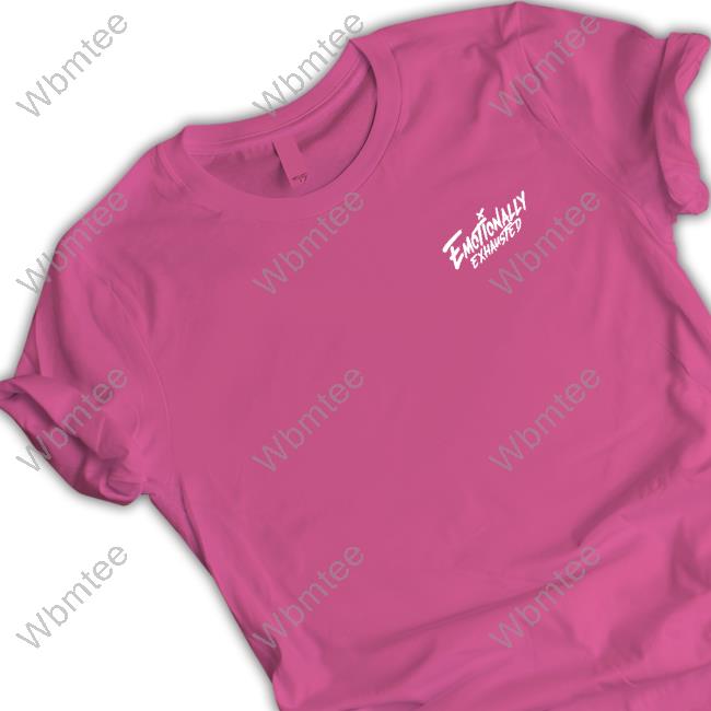 Emotionally Exhausted Black Tee