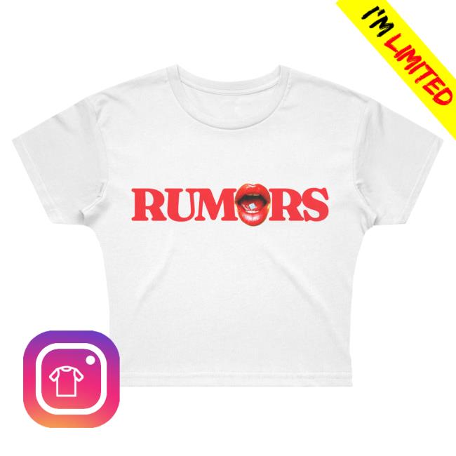 Official The Driver Era Merch Rumors Ladies Croptop Shirts The Driver Era Tour
