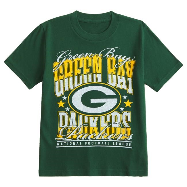 Official Abercrombie And Fitch Apparel green bay packers graphic Shirt NFL by Abercrombie