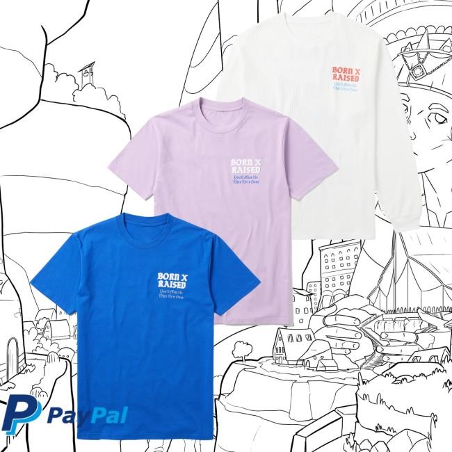 Official Born X Raised Merch Store Shop Stoned Angel Long Sleeve Tees: Blue BornxRaised