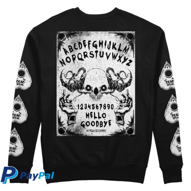 Official Any Means Necessary Clothing Ouija Crew neck Black