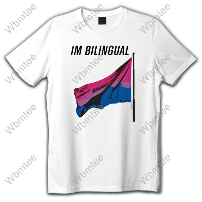 Official Lucca International I'm Bilingual Tee Shirt