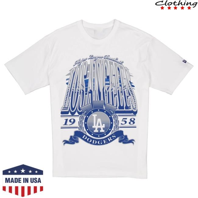 Official New Era Cap Apparel Store Shop Los Angeles Dodgers Sport Classics White Attractive Shirt Newera Cap Clothing Merch NeweraCap