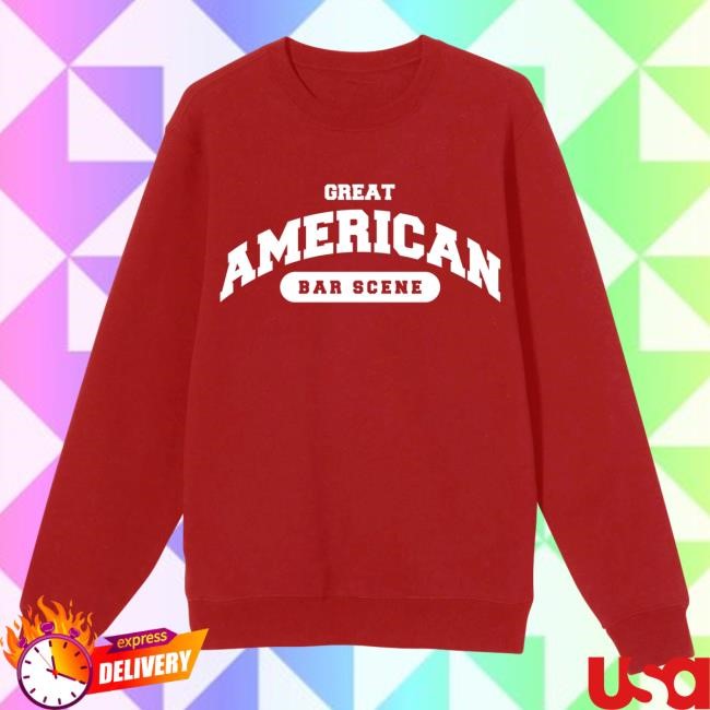 Official Zach Bryan Merch Store Shop Zach Bryan Bar Scene Pullover Sweatshirt