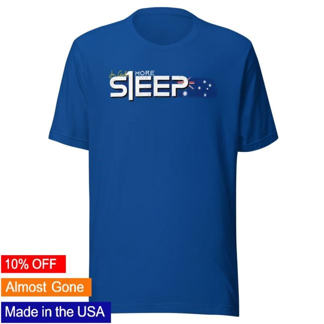 Official Jon Anik One More Sleep Jon Anik Australia Dark Popover Shirt