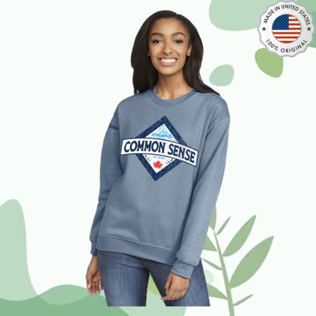 Official Poilievre Conservative Party Of Canada Pierre Unisex Common Sense Stone Blue Sweatshirt