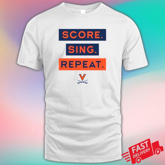 Official UVA Sing Score Repeat Gray Performance Hoodie Official UVA Sing Score Repeat Gray Performance TShirts