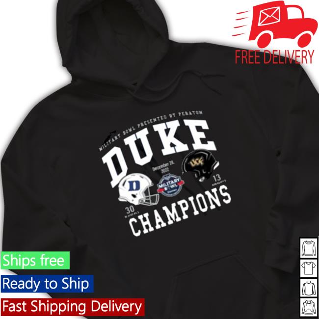 Duke Football Military Bowl 2022 Champions Sweaters