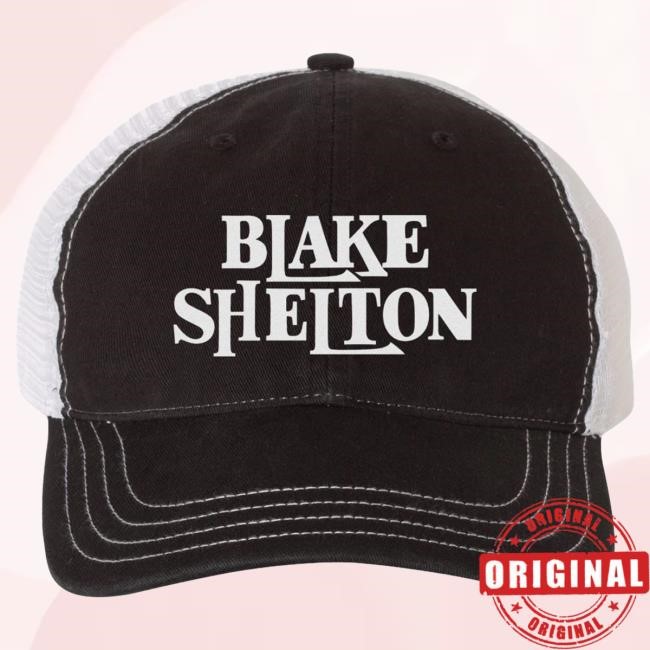 Official Blake Shelton Clothing Shop Store Blake Shelton Black Trucker Cap