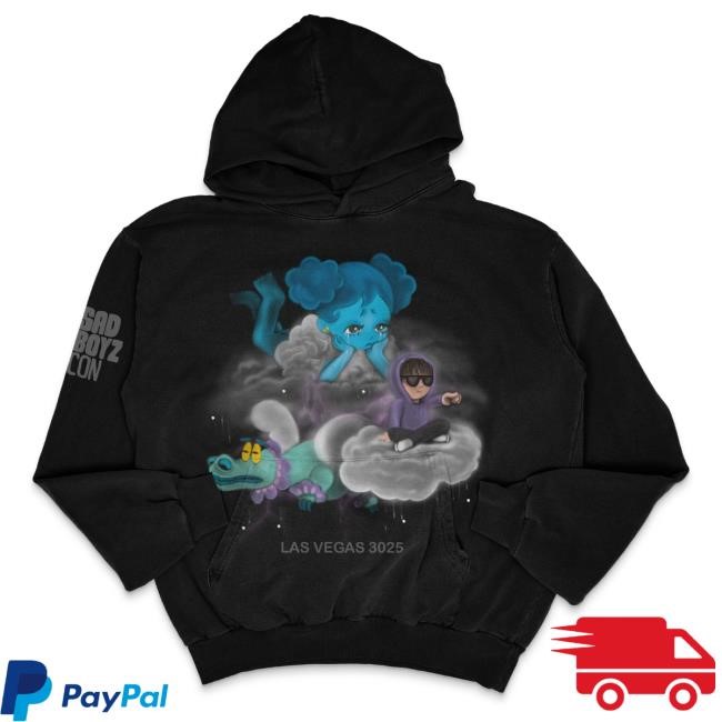 Official Sad Boyz Merch Sad Boyz En Las Nubes Hoodies