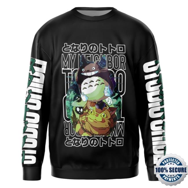 Official Anime Ape Clothing My Neighbor Totoro Studio Ghibli Streetwear AOP New Shirt 3D All Over Print Animeape