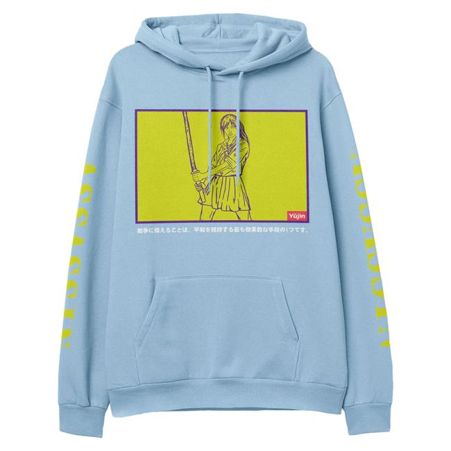 Official Yujin Clothing x Champion Assassin Hoodie Light Blue