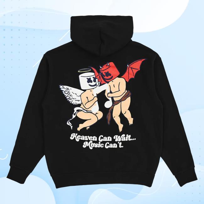 Official Marshmello Merch Store Aven Can Wait LS T Shirt Marshmello Apparel Clothing Shop