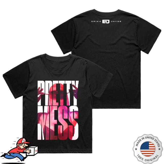 Erika Jayne Merch Erika Jayne Pretty Mess Blindfold Black Shirt 2024