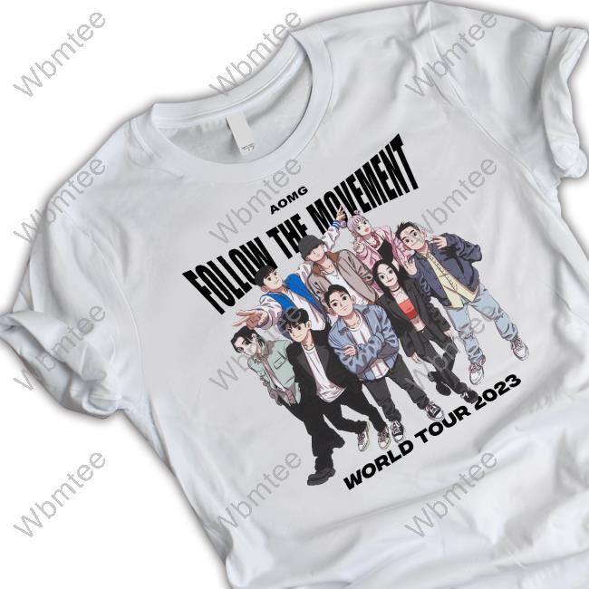 A6ove Aomg Follow The Movement World Tour 2023 Tee