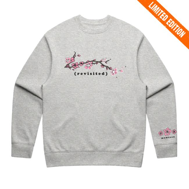 Plum Blossom Hooded Sweatshirt
